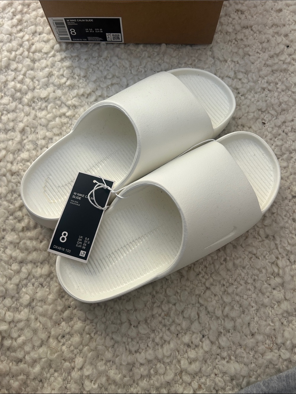Nike White Women’s Slide Sandals